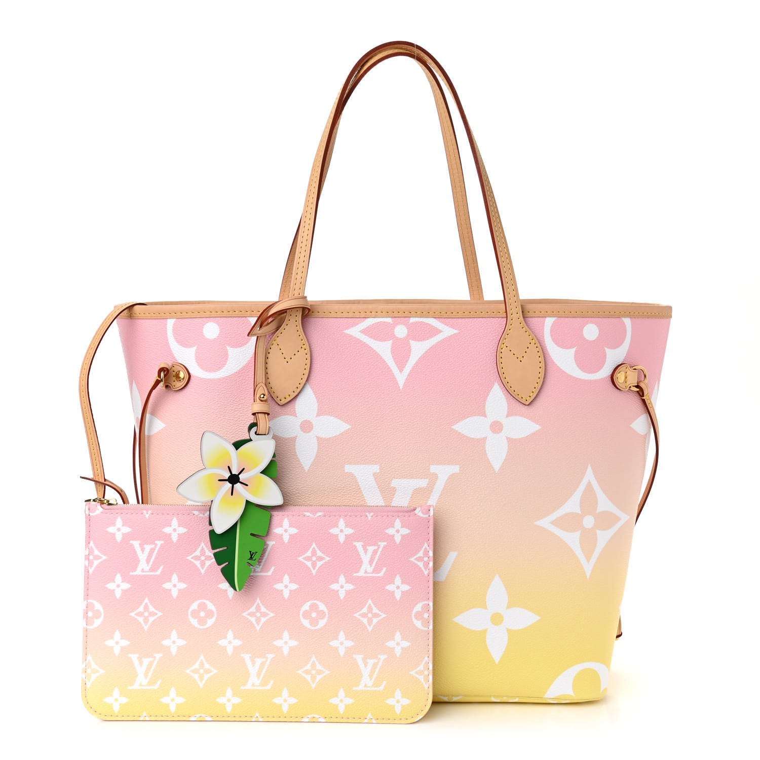 Louis Vuitton Monogram Giant By The Pool Neverfull MM Light Pink 1 of 11