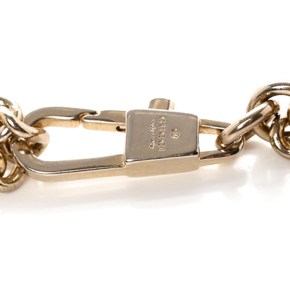 Gucci Metal Chain Crystal Torchon Double G Belt Gold 4 of 4