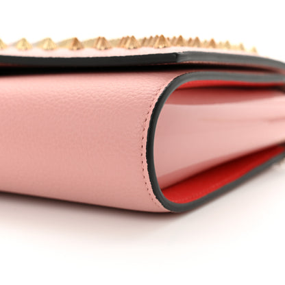 Christian Louboutin Calfskin Spikes Multimetal Paloma Clutch Voile 10 of 12
