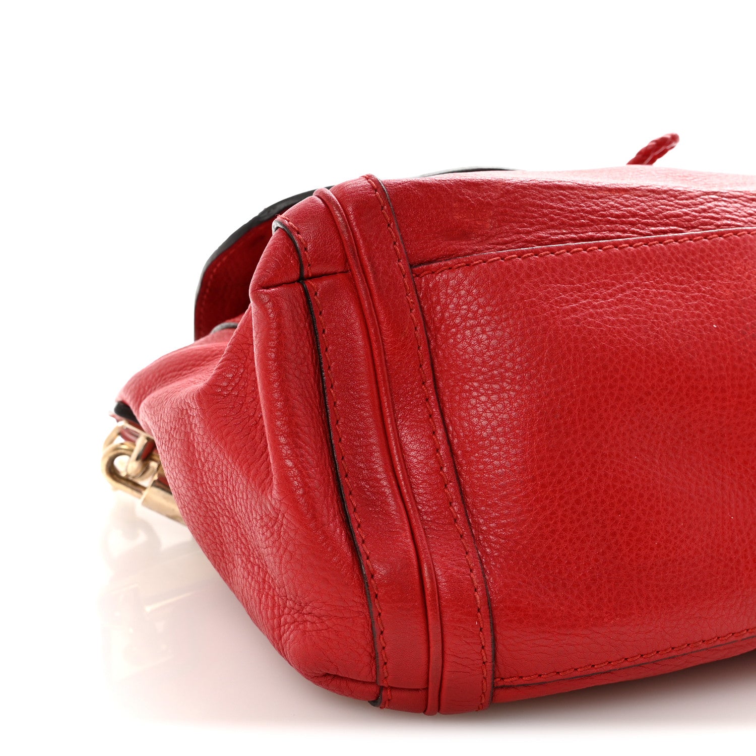 Gucci Cellarius Calfskin Medium Bella Flap Bag Vulcanic Red 9 of 10