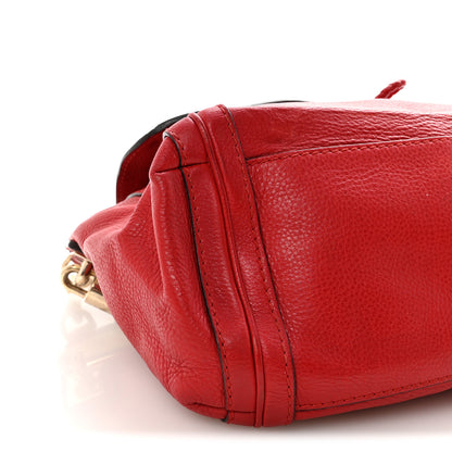 Gucci Cellarius Calfskin Medium Bella Flap Bag Vulcanic Red 9 of 10