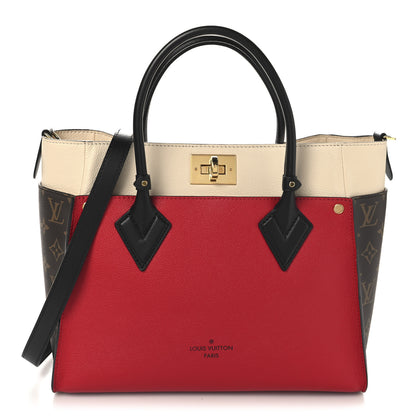 Louis Vuitton Calfskin Monogram On My Side Pirate Red 1 of 11