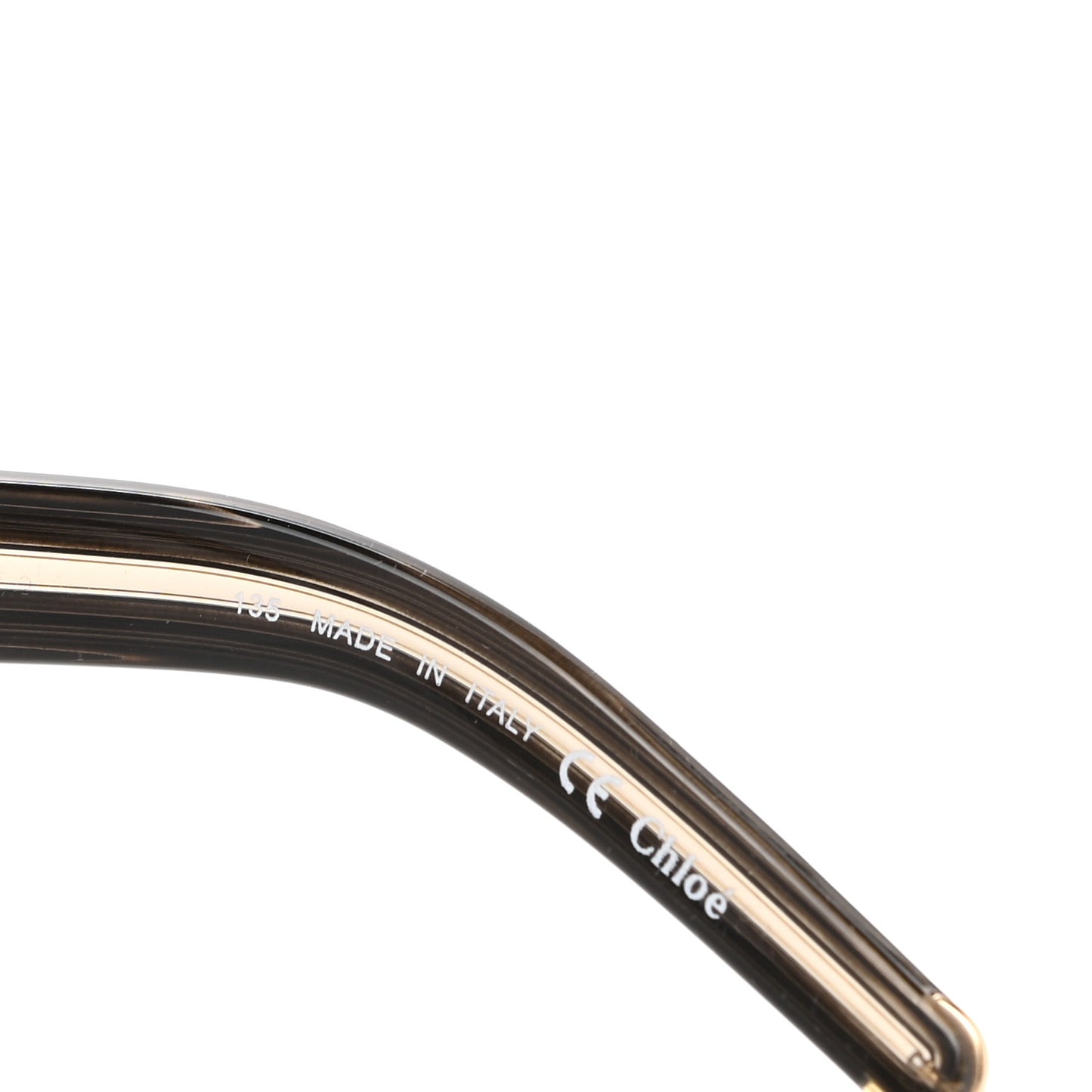 Oversized Round Sunglasses CE651S Gold