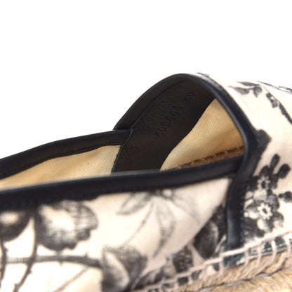 Gucci Canvas Pilar Printed Espadrille 40 Black 10 of 11