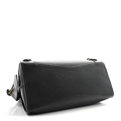 Balenciaga Grained Calfskin Neo Classic Gold Hardware S City Black Black 4 of 10