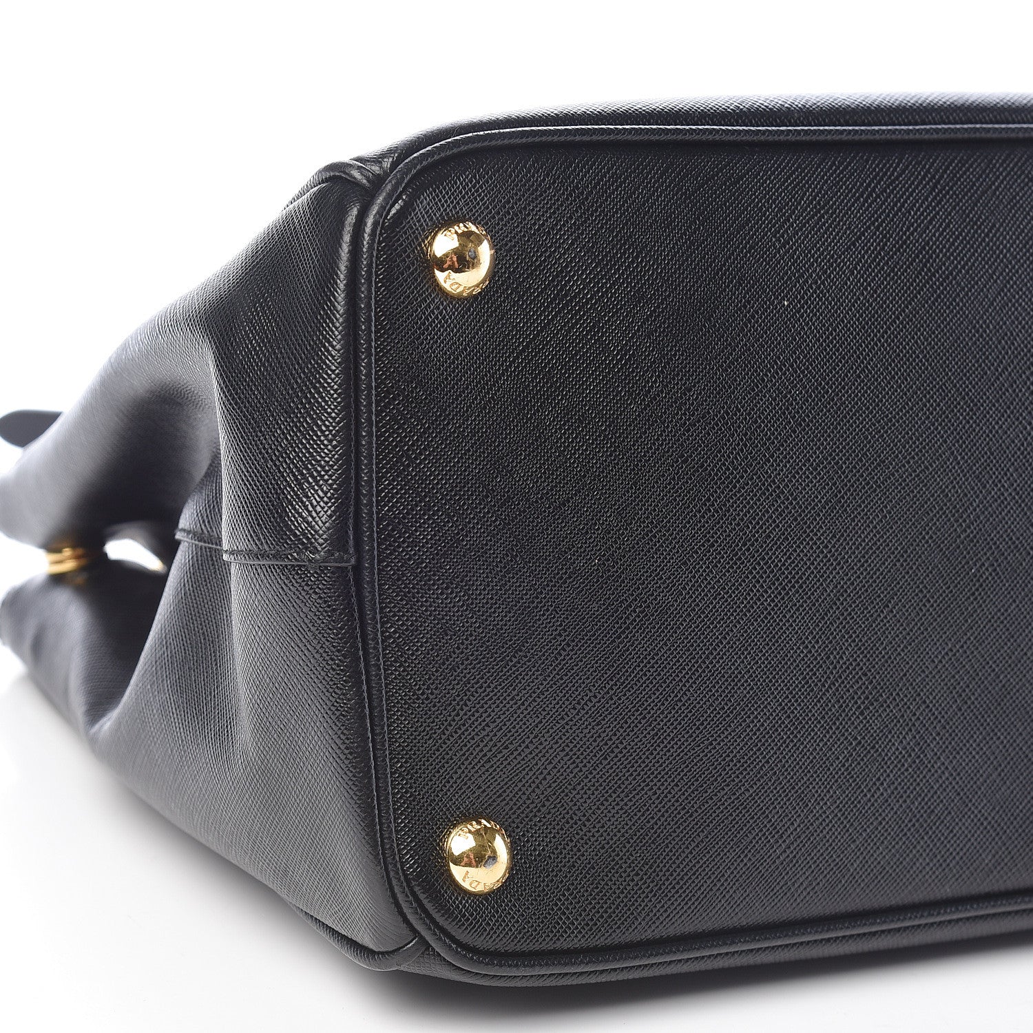 Prada Saffiano Medium Galleria Double Zip Tote Black 9 of 12