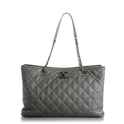 Chanel Metallic Caviar Large Be Caviar Tote Silver 1 of 7