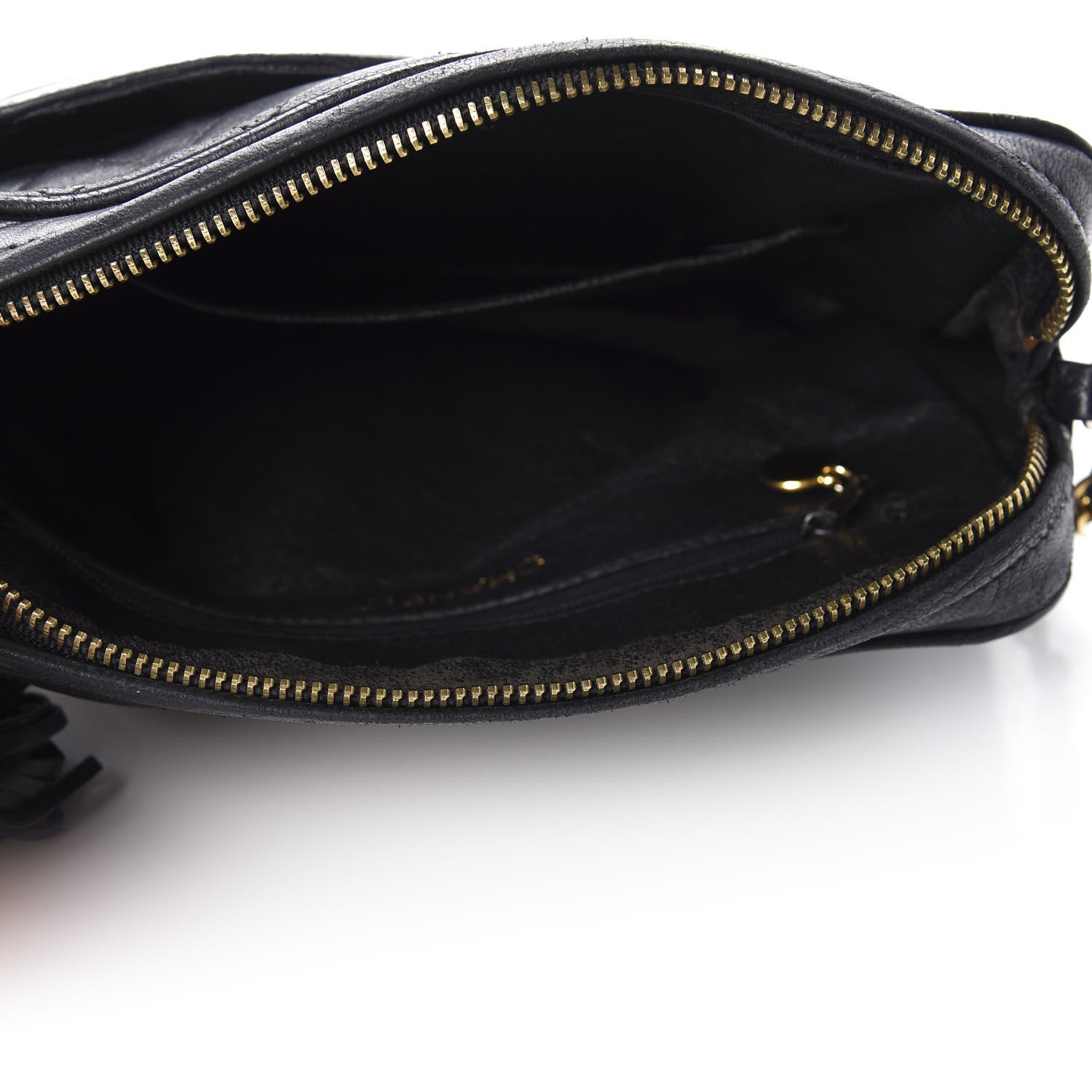 Chanel Lambskin Quilted CC Tassel Camera Case Black 5 of 11