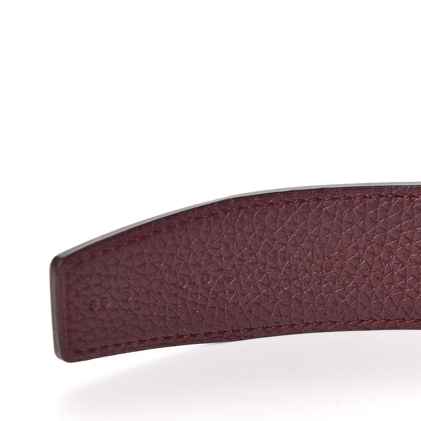 Box Togo 32mm Belt Strap 85 Black Bordeaux
