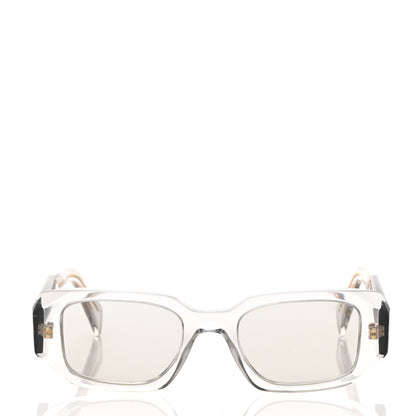 Prada Acetate Symbole Sunglasses SPR 17W Transparent Gold 3 of 8
