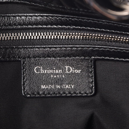 Christian Dior Lambskin Cannage Large Dior Soft Shopping Tote Black 6 of 9