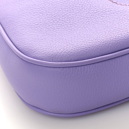 Versace Calfskin La Medusa Small Hobo Crossbody Lilac 7 of 8