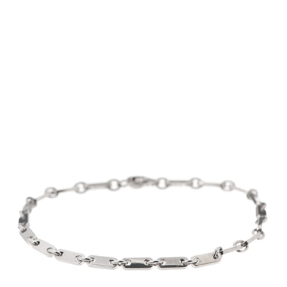Cartier 18K White Gold 3.5mm Fidelity Link Bracelet 1 of 7