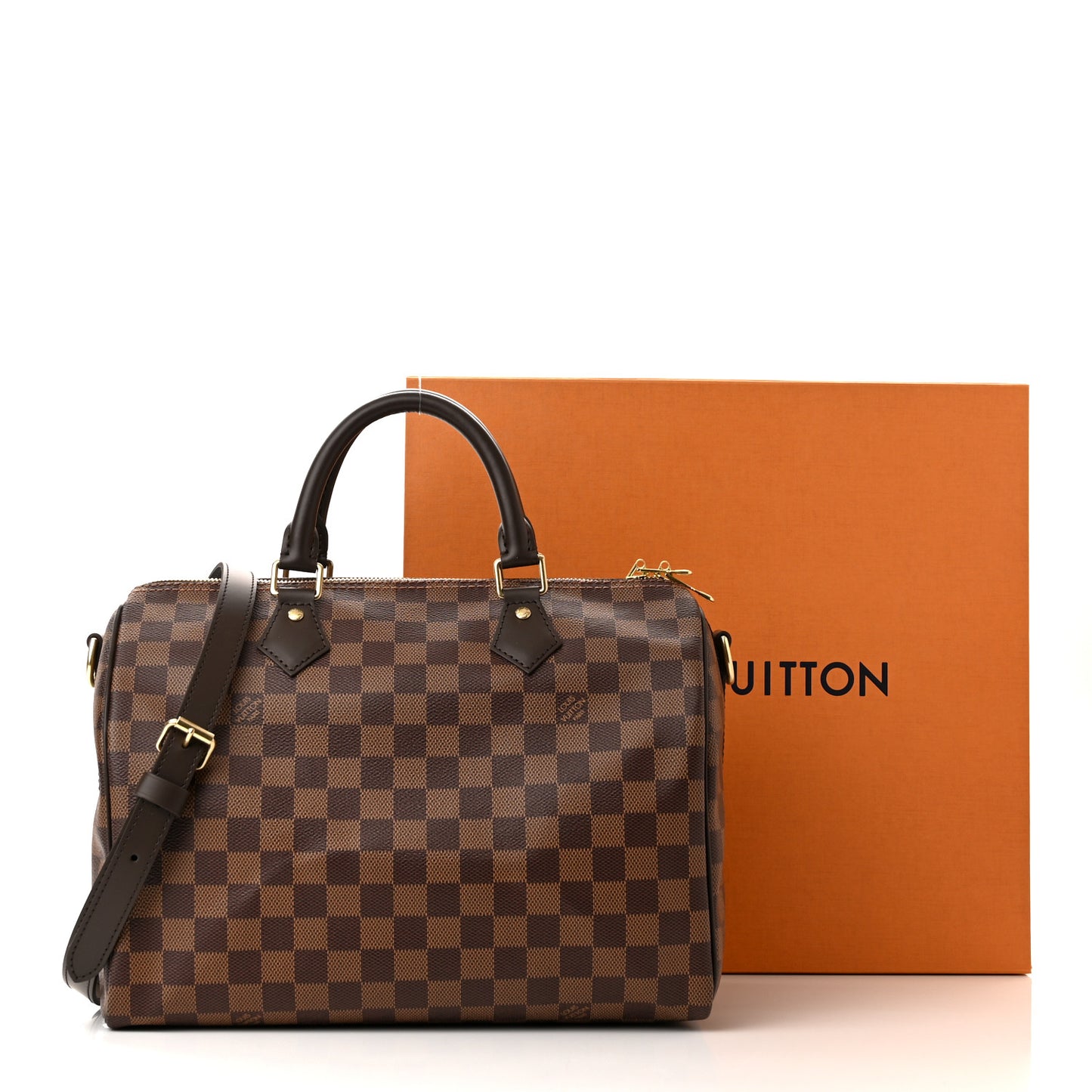 Damier Ebene Speedy Bandouliere 30