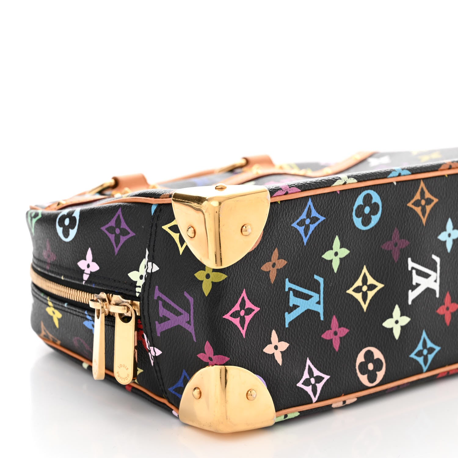 Louis Vuitton Monogram Multicolor Trouville Black 8 of 9