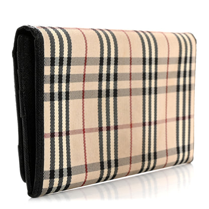 Burberry House Check Continental Wallet Black 3 of 12