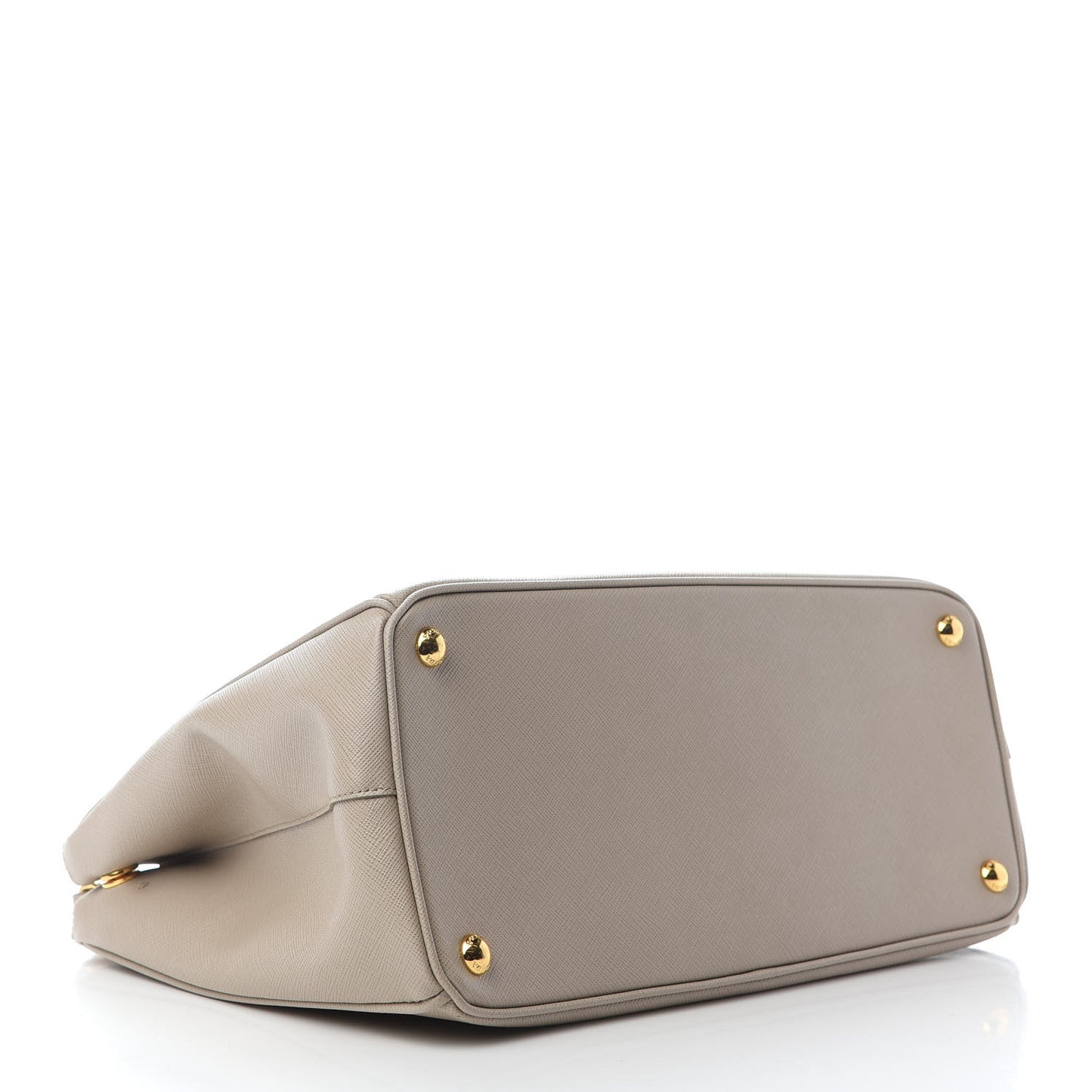 Saffiano Medium Galleria Double Zip Tote Pomice