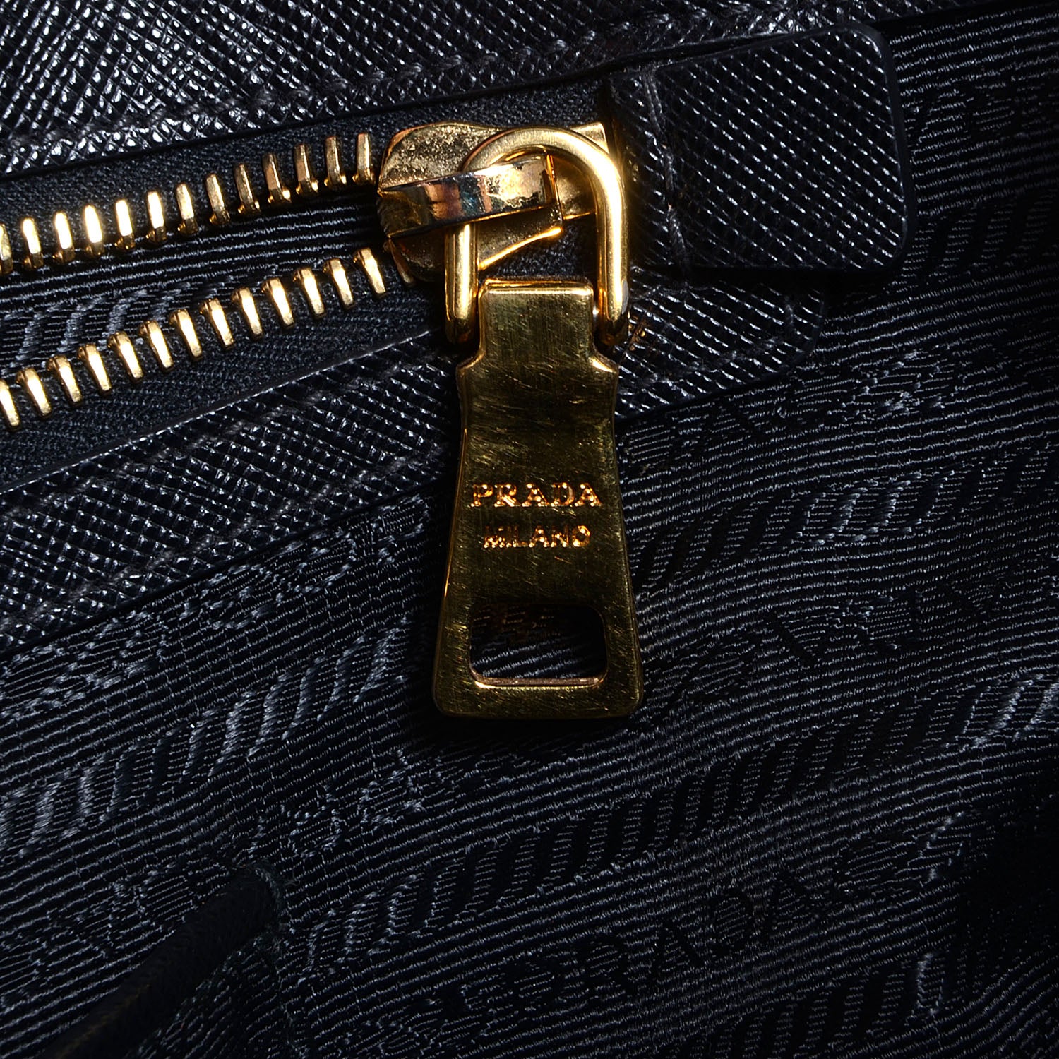 Prada Saffiano Lux Large Double Zip Tote Nero Black 10 of 12