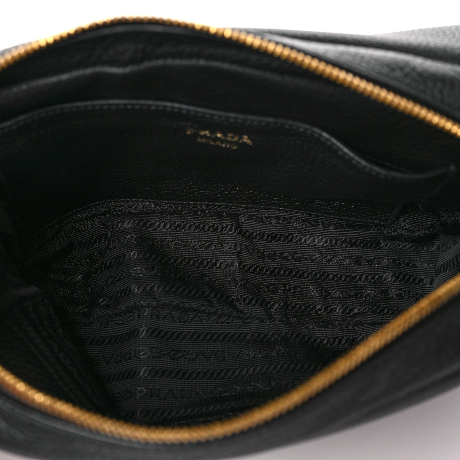 Prada Vitello Phenix Crossbody Bag Black 5 of 8
