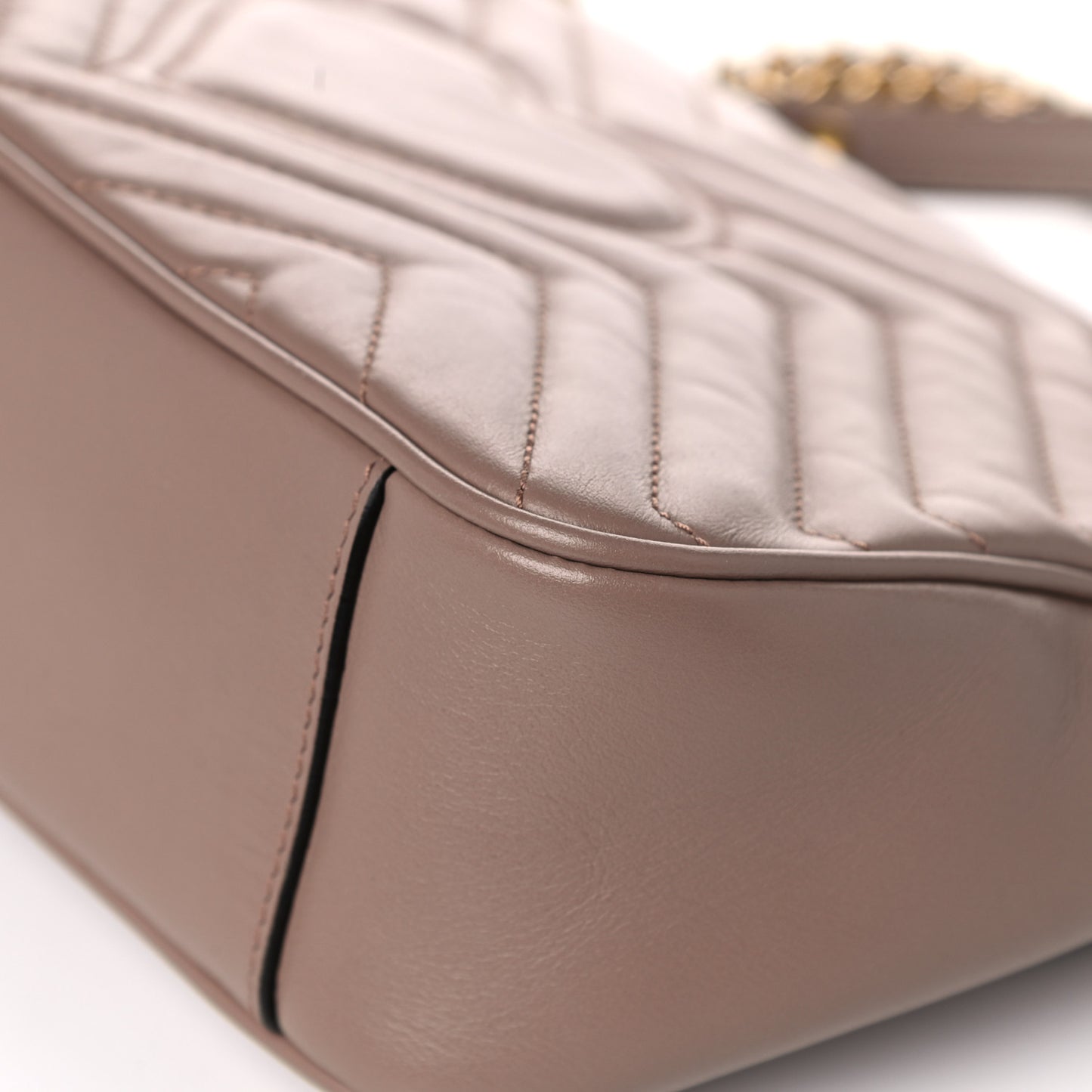 Calfskin Matelasse Small GG Marmont Shoulder Bag Porcelain Rose