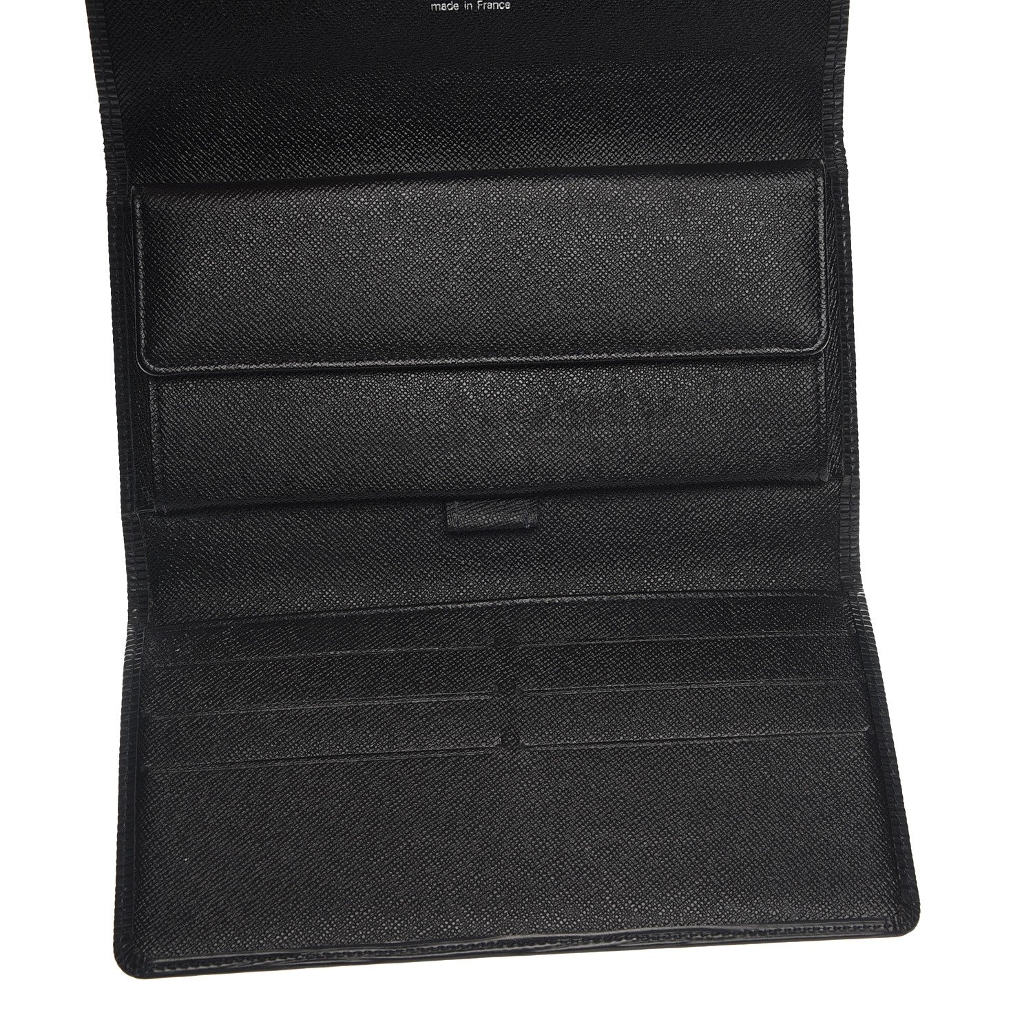 Louis Vuitton Epi Porte Tresor International Wallet Black 7 of 10