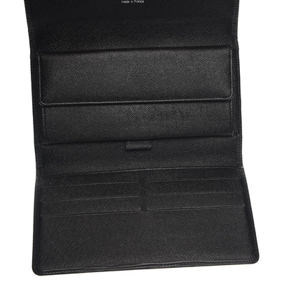 Louis Vuitton Epi Porte Tresor International Wallet Black 7 of 10