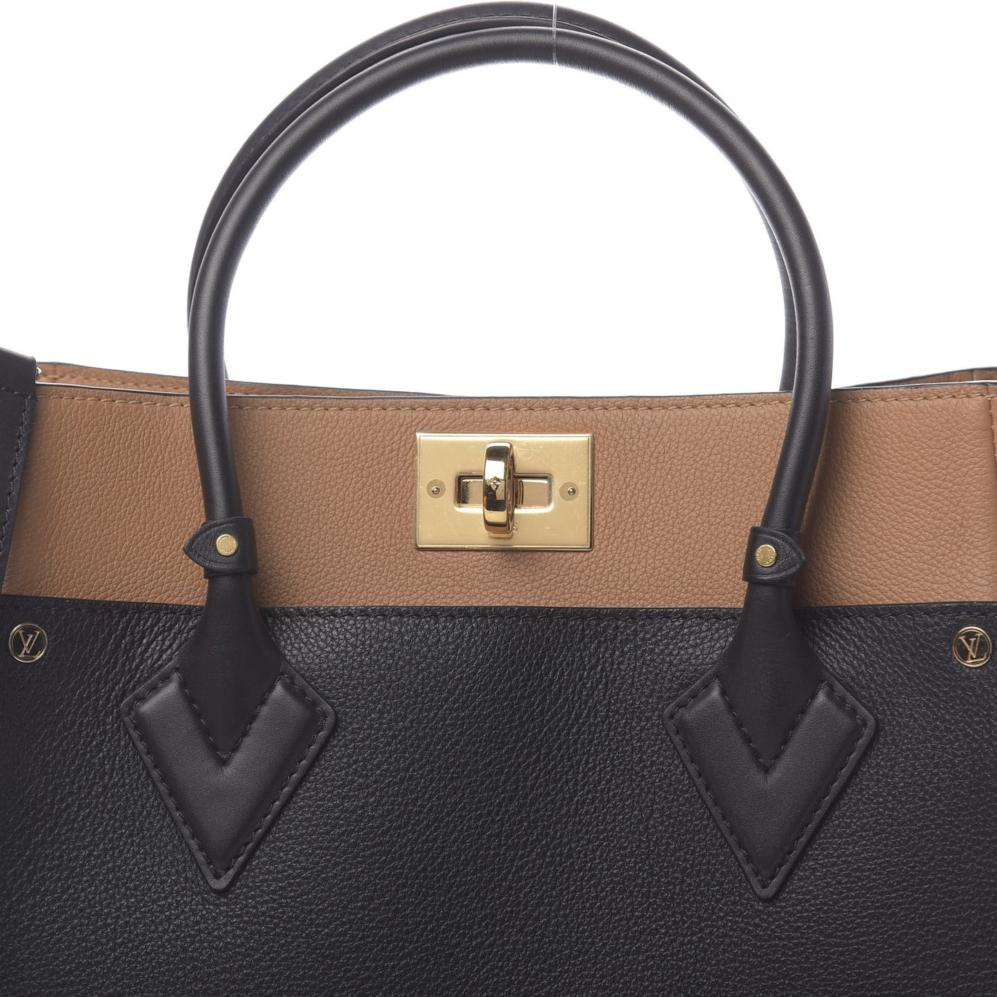 Calfskin Monogram On My Side Black