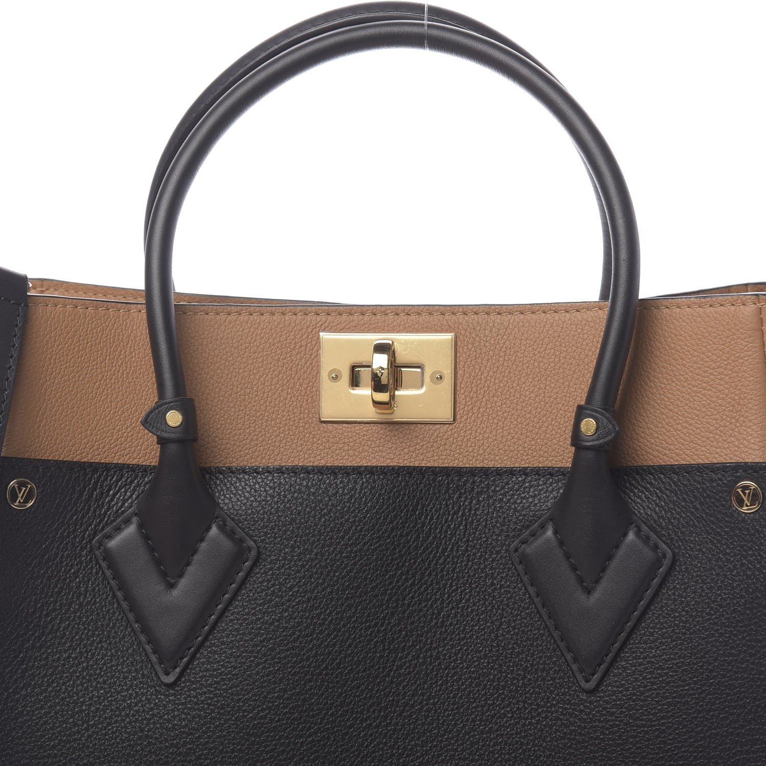 Louis Vuitton Calfskin Monogram On My Side Black 7 of 10