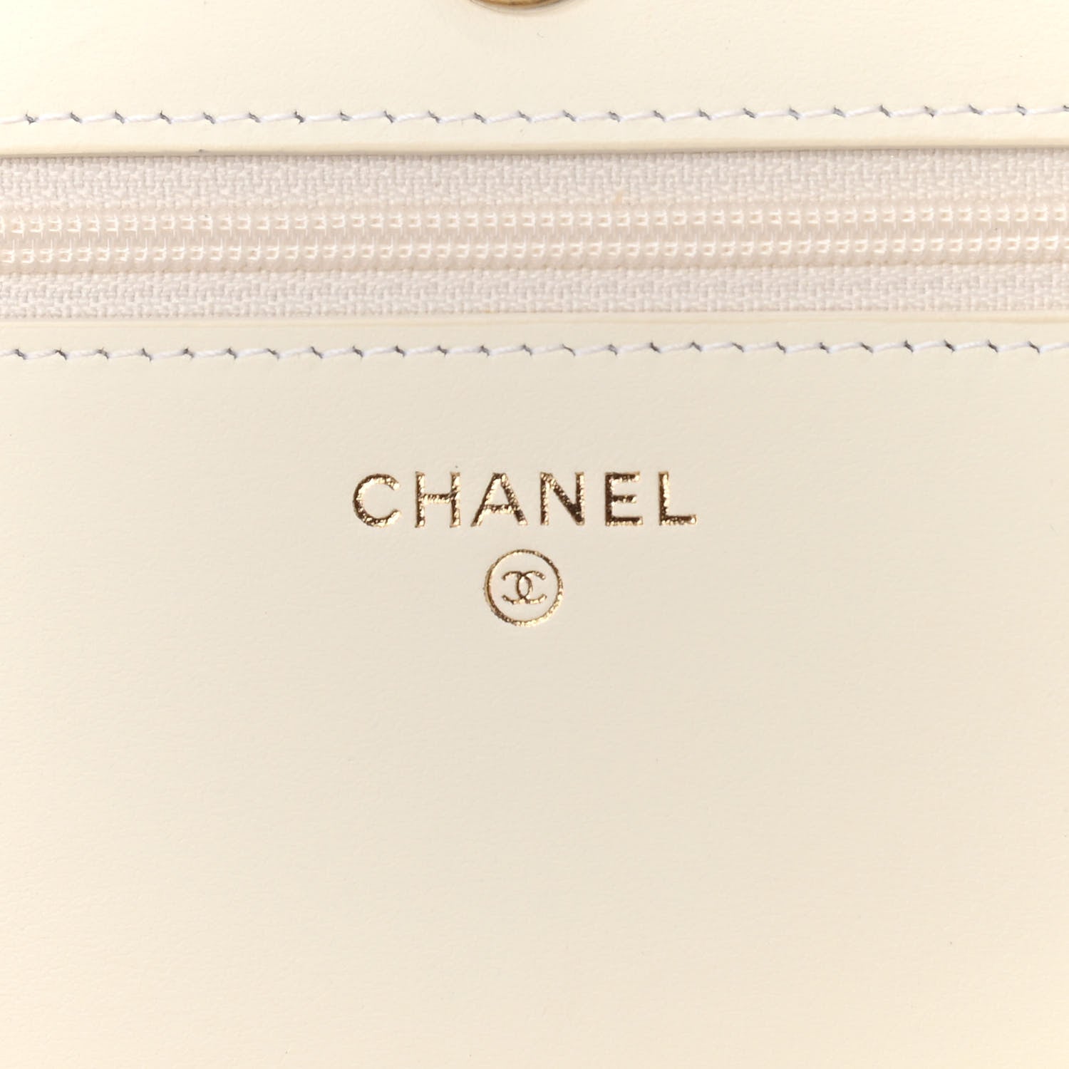 Chanel Caviar Quilted Boy Wallet On Chain WOC White 6 of 11