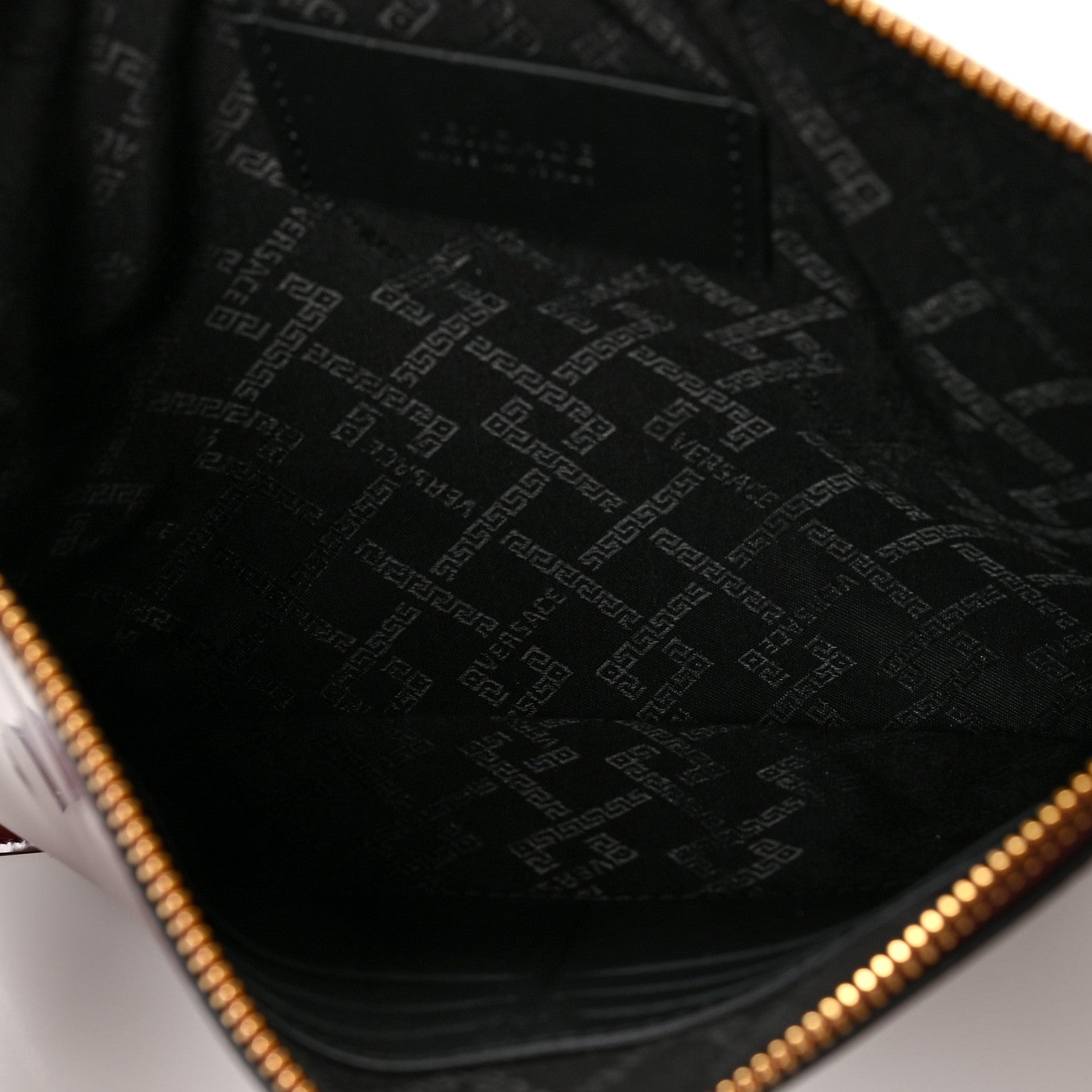 Versace Smooth Calfskin La Medusa Pouch Burgundy 5 of 7