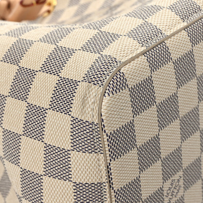 Louis Vuitton Damier Azur Braided Neonoe MM Peach Cream 8 of 11