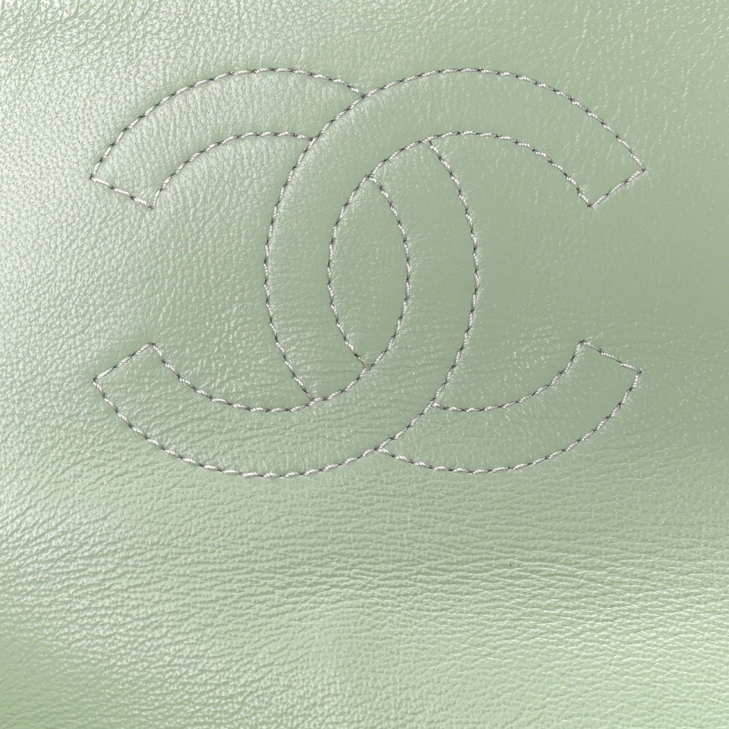 Chanel Sequin Mini Waterfall Flap Green Light Green Yellow 16 of 18