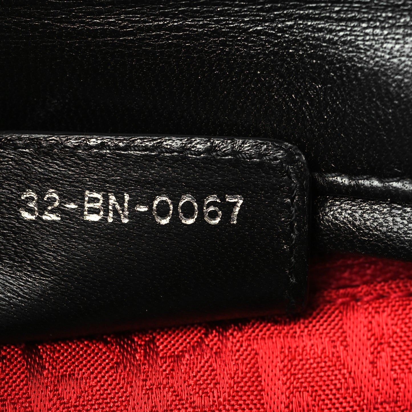 Lambskin Cannage Medium Lady Dior Black