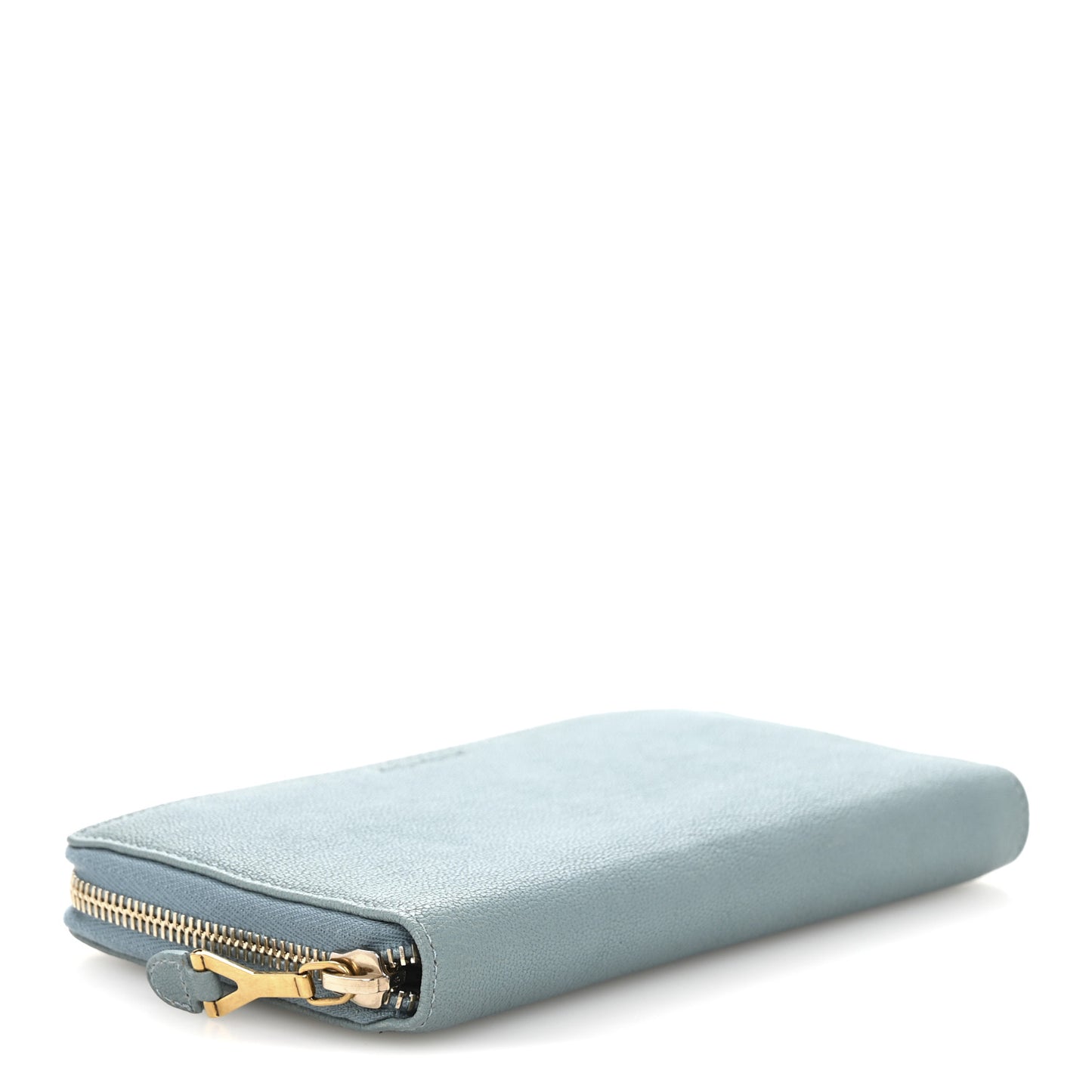 Sheepskin ChYc Zip Around Wallet Blue Glacier