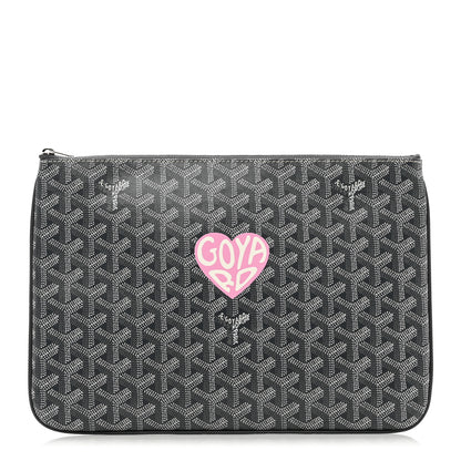 Goyard Goyardine Senat Pochette MM Grey 1 of 7