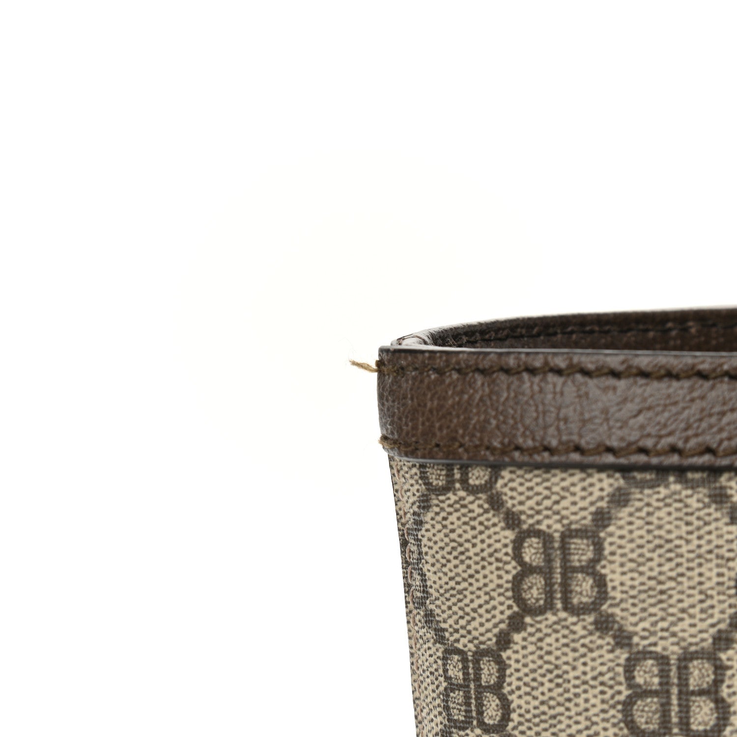 Gucci X BALENCIAGA BB Supreme Monogram Web Medium Ophidia Shopping Tote Beige New Acero 11 of 11