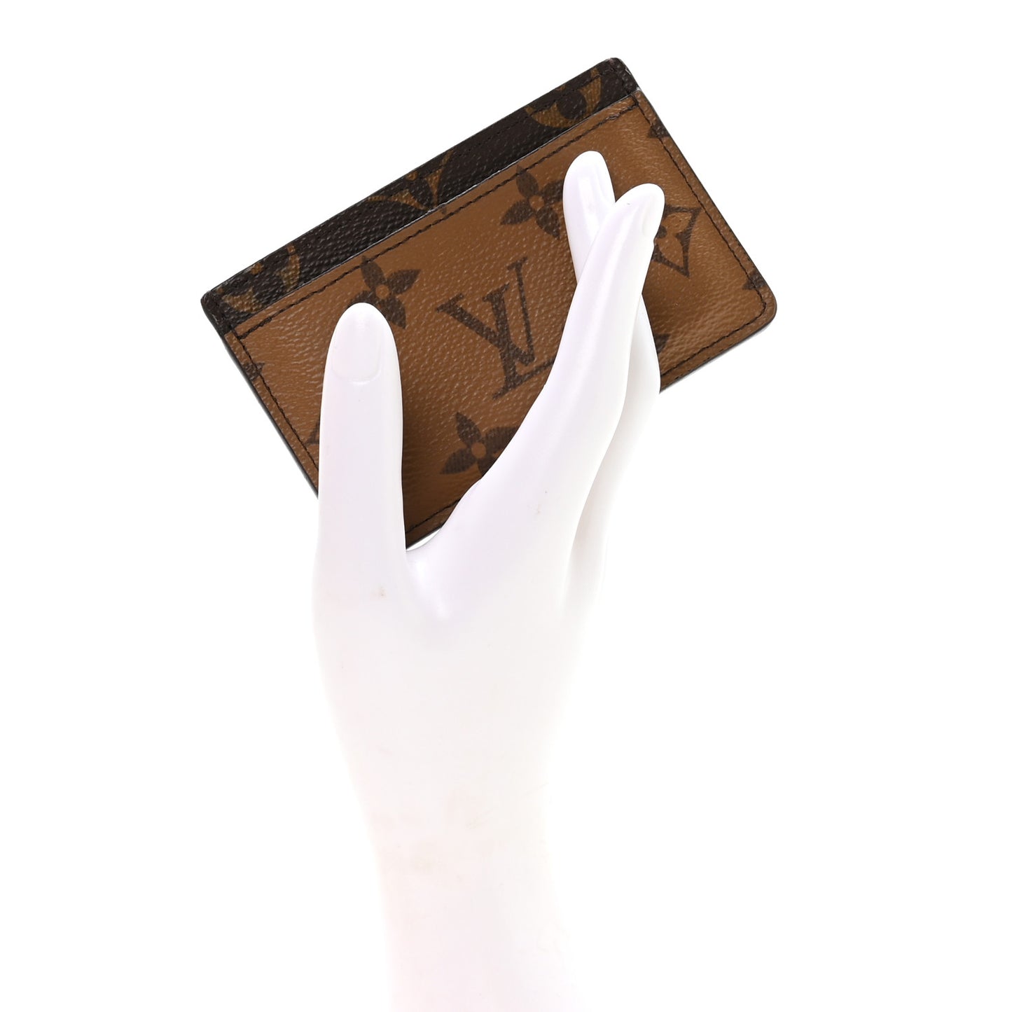 Reverse Monogram Card Holder