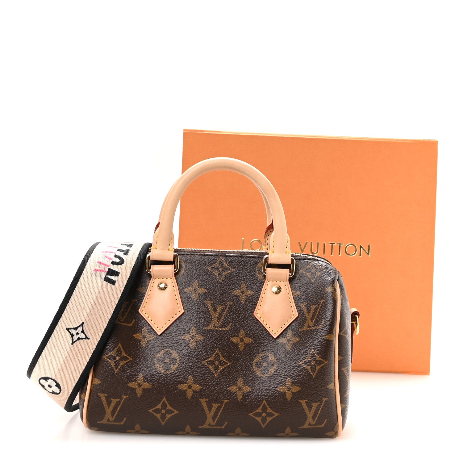 Louis Vuitton Monogram Speedy Bandouliere 20 Black 10 of 10
