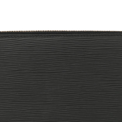 Louis Vuitton Epi Pochette Accessories 24 Black 8 of 11