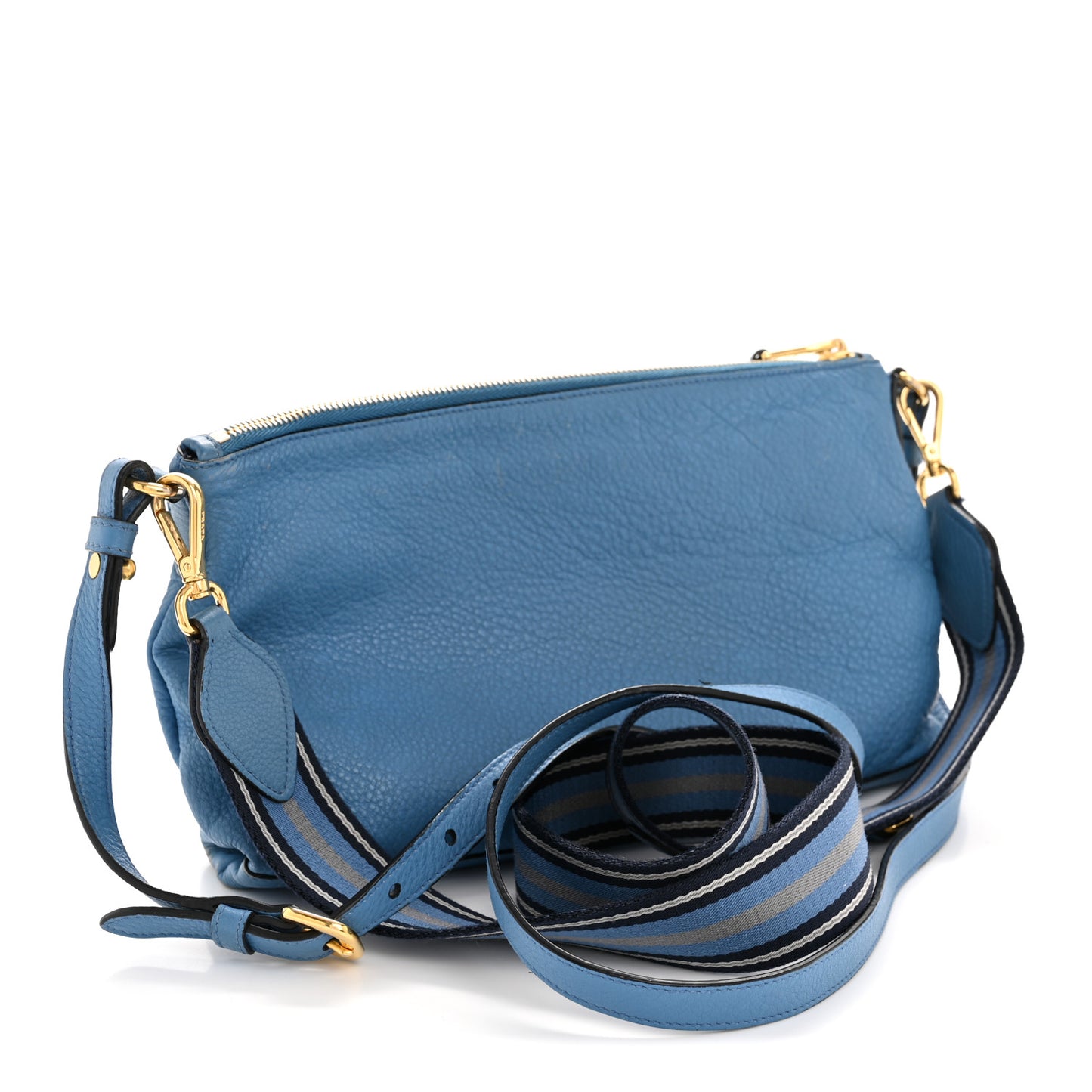 Vitello Phenix Zip Crossbody Bag Mare