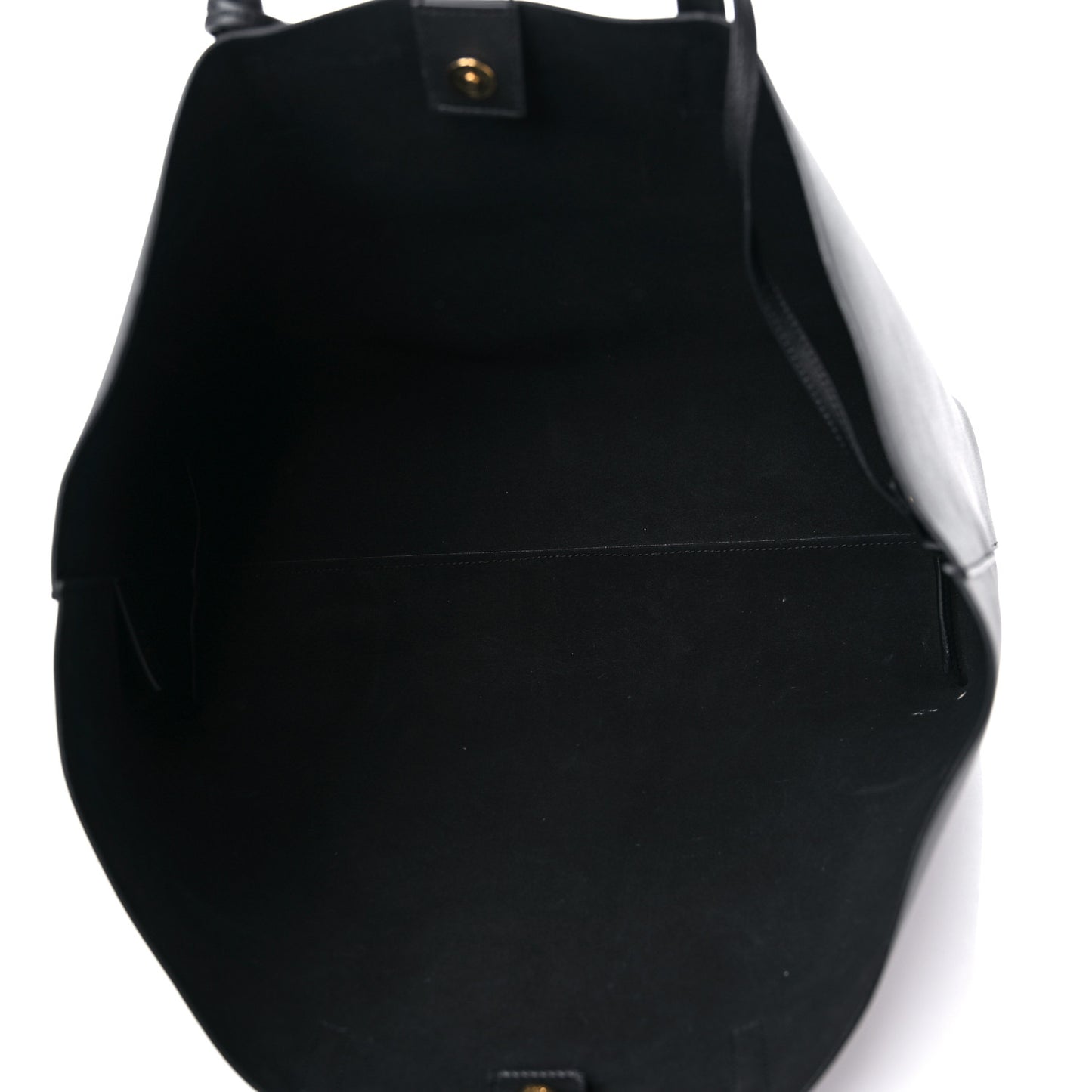 Calfskin Large Shopping Tote Black