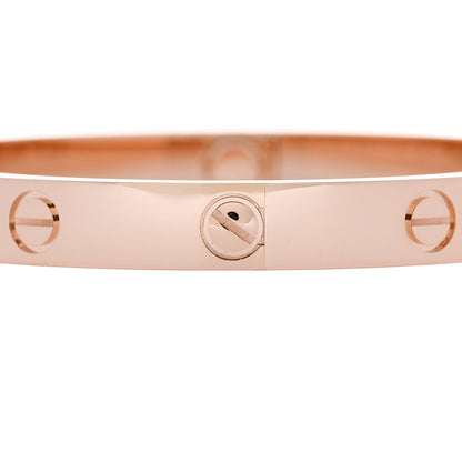 Cartier 18K Pink Gold LOVE Bracelet 17 5 of 8
