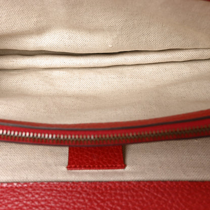 Gucci Dollar Calfskin Swarovski Crystal Small Dionysus Shoulder Bag Hibiscus Red 5 of 10