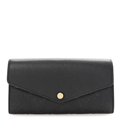 Louis Vuitton Empreinte Sarah Wallet NM Black 1 of 7