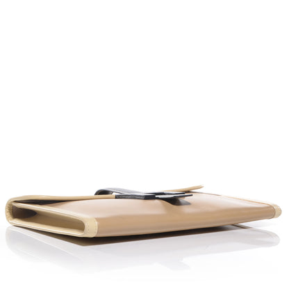 Hermes Box Tri-Color Jige PM Clutch Tabac Camel Ardoise Parchemin 4 of 7
