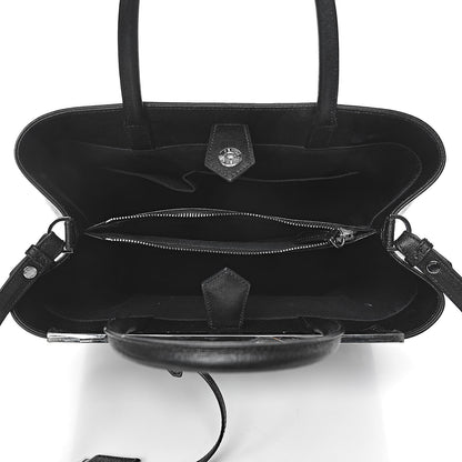 Fendi Vitello Elite Studded Monster Medium 2Jours Tote Black 5 of 13
