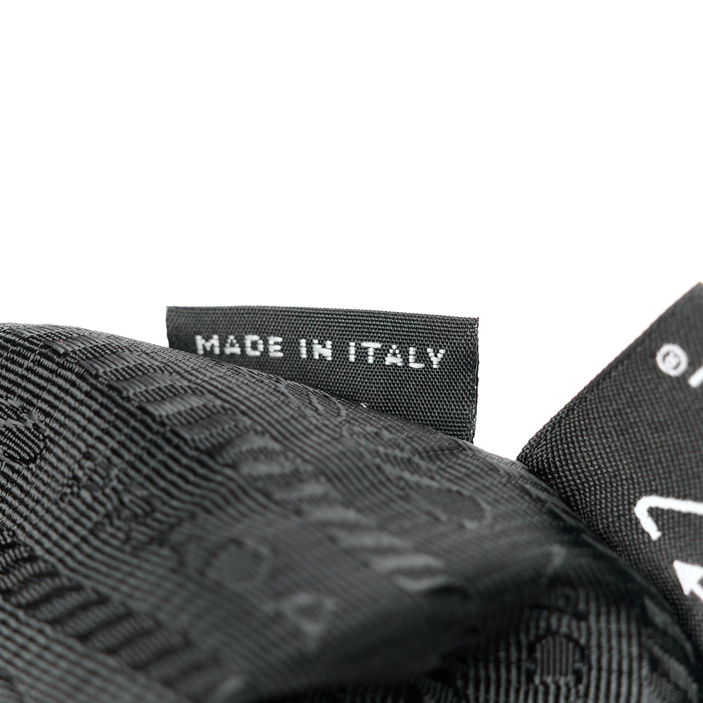 Tessuto Nylon Saffiano Mini Re-Edition 2005 Bag Black