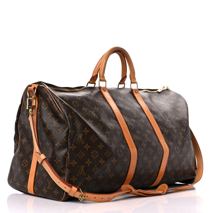 Louis Vuitton Monogram Keepall Bandouliere 55 3 of 36