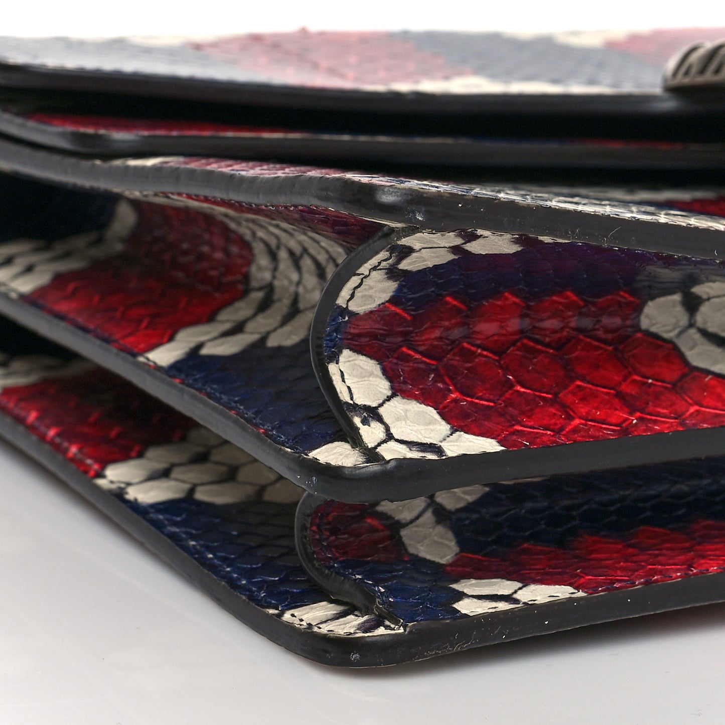 Python Cubic Medium Dionysus Shoulder Bag Red White Blue