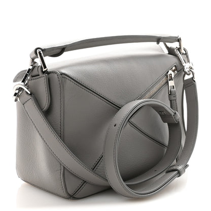 Loewe Calfskin Small Puzzle Bag Pearl Grey 3 of 9